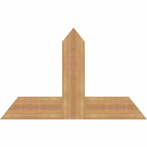 Ekena Millwork Portland Timber Gable Bracket, Western Red Cedar, 36"W x 23"H x 1 1/2"D x 5 1/2"F, 15/12 Pitch GBW036X23X0206POR00SWR - main